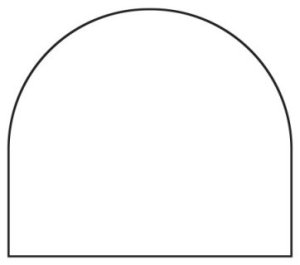 Semicircle (Shape 10) bedhead